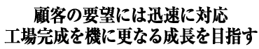 �ڋq�̗v�]�ɂ͐v���ɑΉ� �H�ꊮ�����@�ɍX�Ȃ鐬����ڎw��